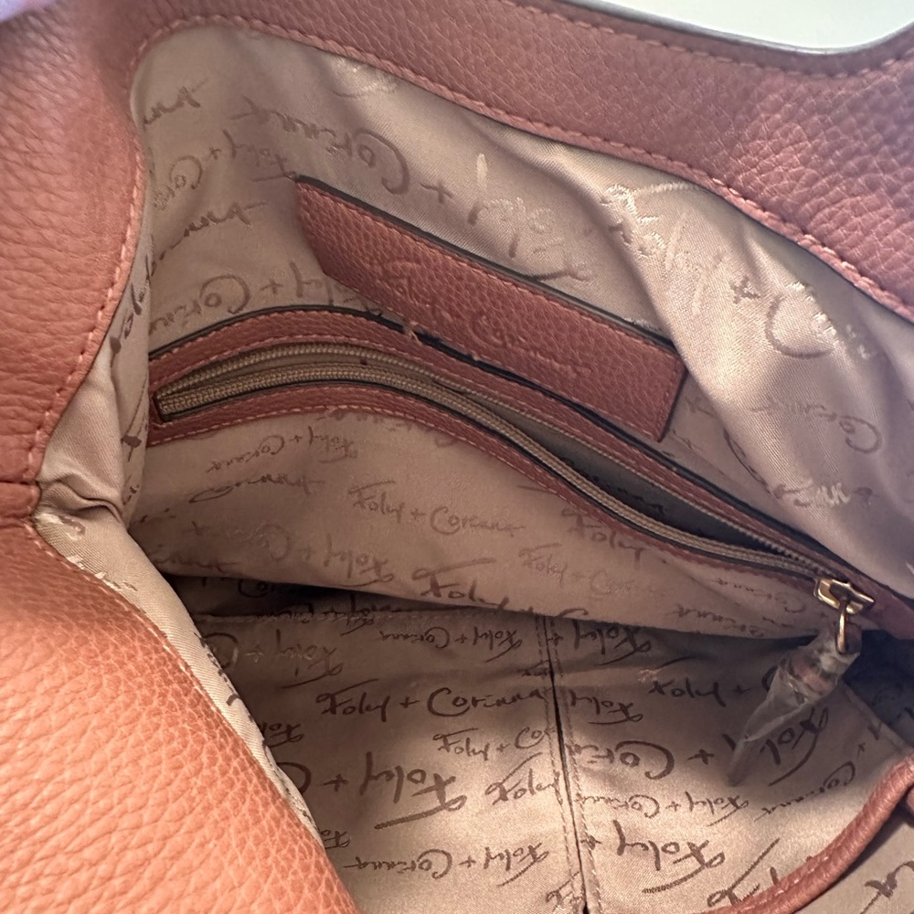Foley + Corinna medium handle bag in dusty pink leather - Picture 4 of 4